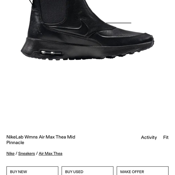 Nike AirMax Thea Mid Pinnacle Shoe Boots - Picture 8 of 8